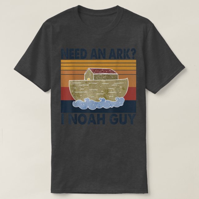 Camiseta Preciso De Uma Arca Eu Noah Cara Tshirt Engraçada  (Frente do Design)