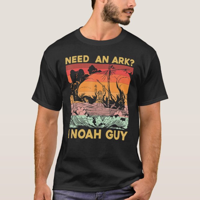 Camiseta Preciso de uma Arca I Noah Cara (Frente)