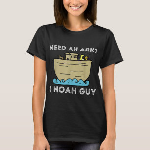 Camiseta Preciso De Uma Arca I Noah Cara - Bíblia Cristã En