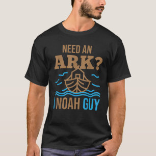 Camiseta Preciso de uma Arca I Noah Cara Christian Flood No