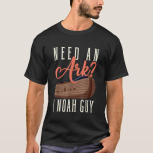 Camiseta Preciso De Uma Arca Para Noah Cara Engraçado Relig