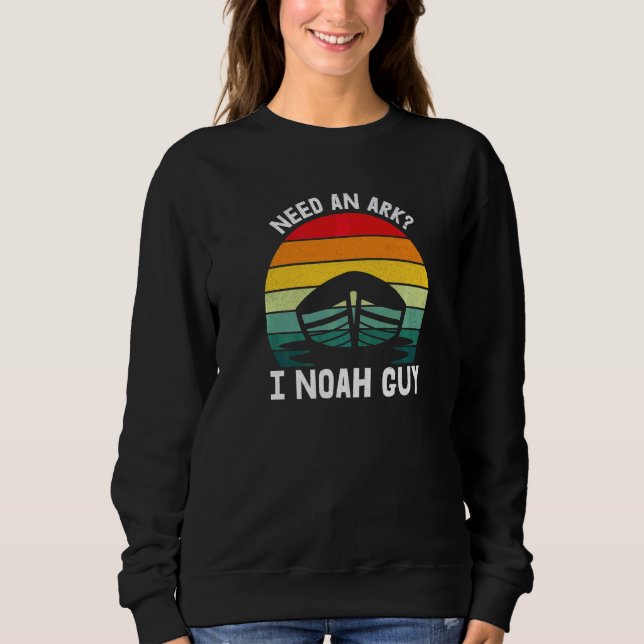 Camiseta Preciso De Uma Arca Que Noah Cara Religiosa Solta (Frente)