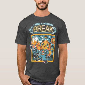 Camiseta Preciso de uma pausa