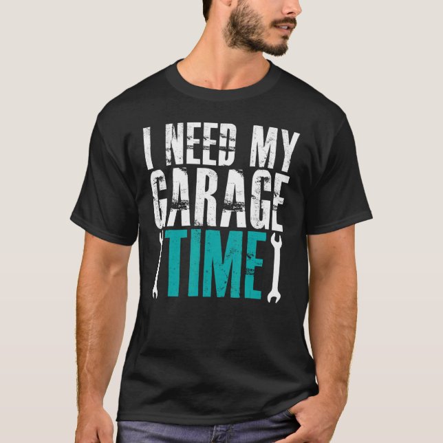 Camiseta Preciso Do Carro Mecânico Automático Da Minha Gara (Frente)