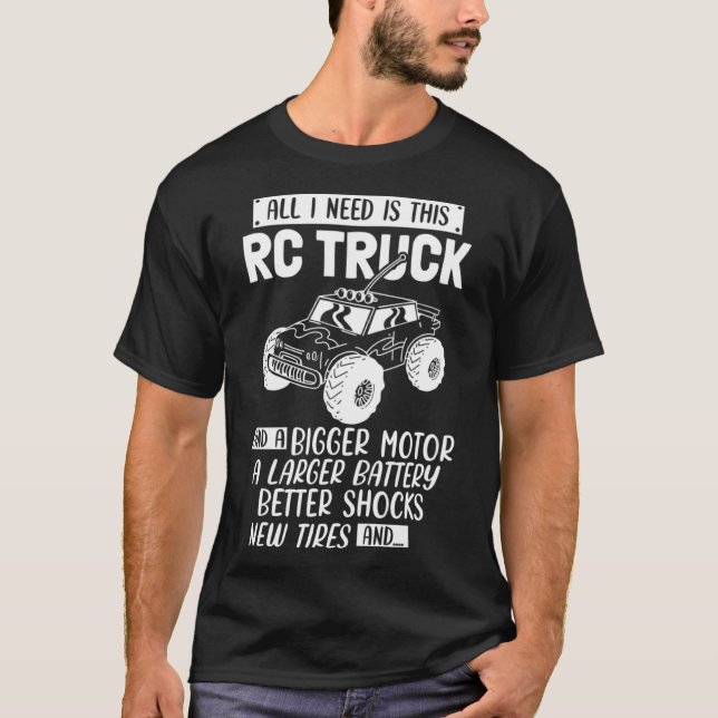 Camiseta Preciso É De Um Carro Controlado Remoto De Caminhã (Frente)