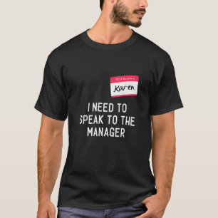 Camiseta Preciso Falar com a Gerente Karen Halloween Meme M