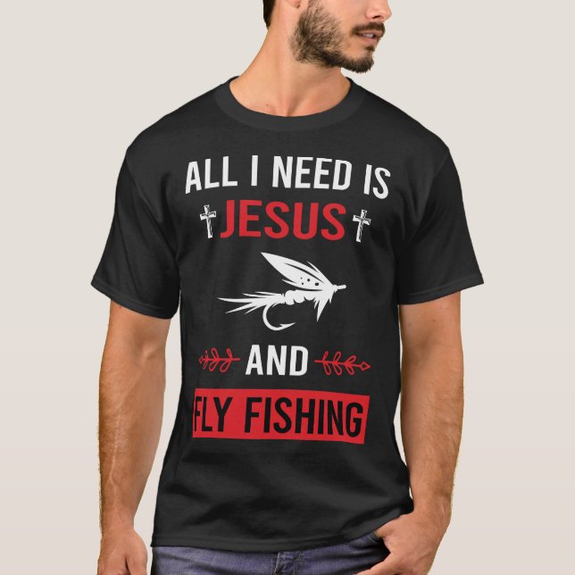 Camiseta Preciso Que Jesus Voe Pescar (Frente)