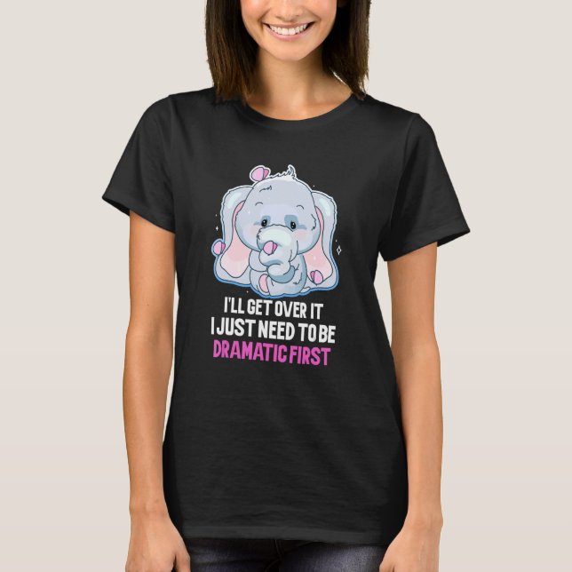 Camiseta Preciso Ser Rainha Elefante Animal Lov (Frente)