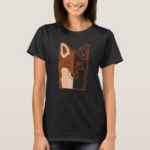 Camiseta Predador Selvagem De Raposa Vermelha Com Raposa
