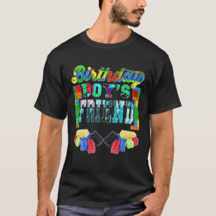Camiseta Prédio Blocos De Bloco Amigo De Aniversário B Dia