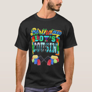 Camiseta Prédio Blocos De Tijolo Primo Do Aniversário Do