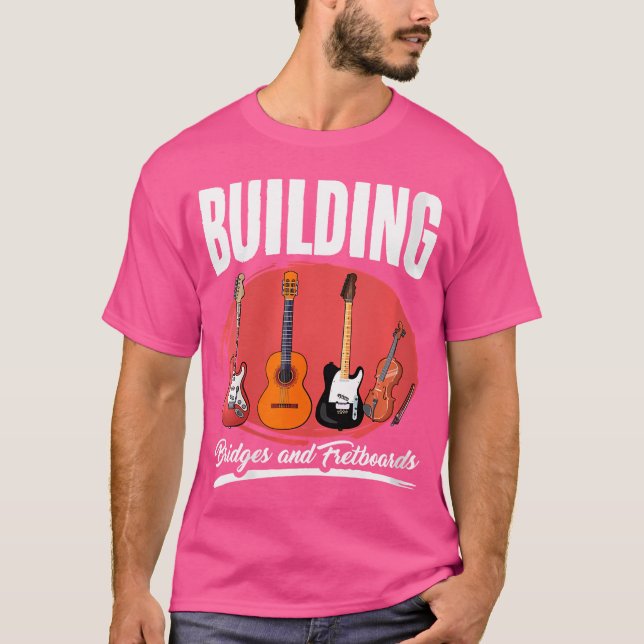 Camiseta Prédio de Prédio - Correção Acústica de Violão Gui (Frente)