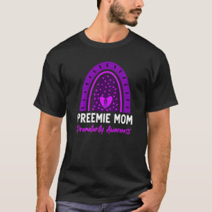 Camiseta Preemie Mamãe Mulher, Pré-maturidade Consciência M