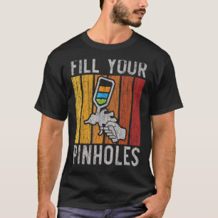 Camiseta Preencha seu carro de perfuração detalhando o pint
