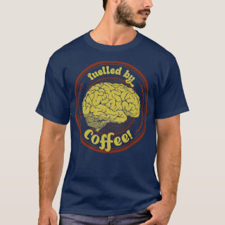 Camiseta Preenchido por café Cérebro por Tobe Fonseca