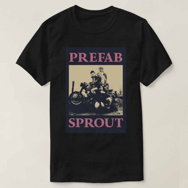 Camiseta Prefab Sprout Sticker (Frente do Design)