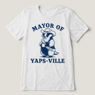 Camiseta Prefeito De Yapsville Texano Furão Bonito