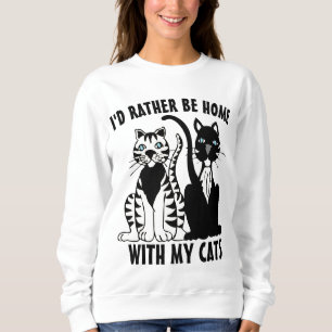CAMISETA PREFERENCIALMENTE DE GATO ESTARÁ EM CASA COM MINHA