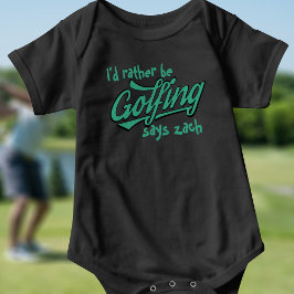 Camiseta Preferencialmente de golfe Engraçado Tema de Golfe