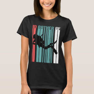 Camiseta Preferencialmente De Id De Presente De Mergulhador