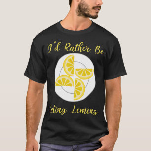 Camiseta Preferencialmente de limões de Verão