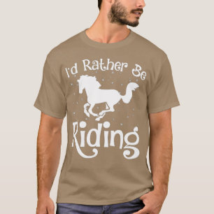 Camiseta Preferencialmente de Rótulo do Cavalo ESTARÁ A RID