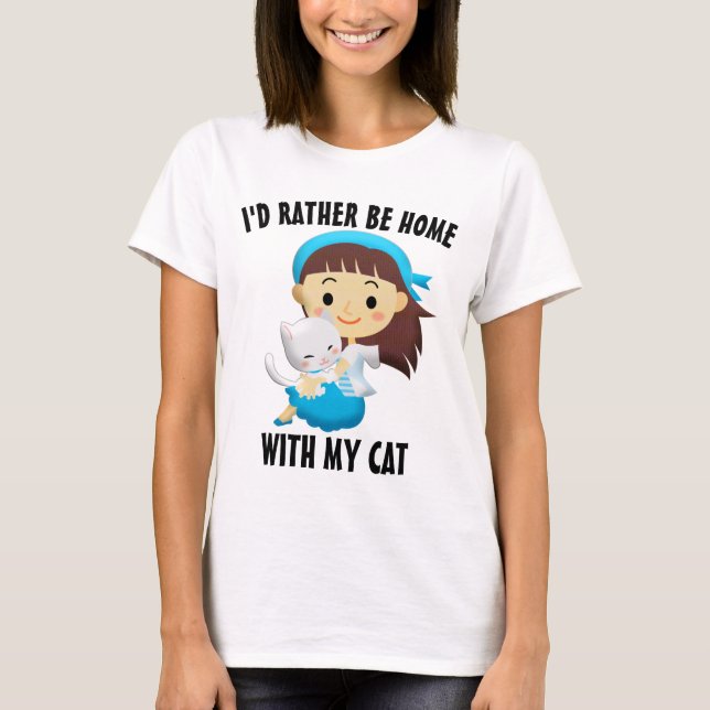 Camiseta Preferencialmente ESTAR EM CASA COM AS MINHAS CAMI (Frente)