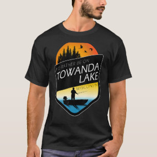 Camiseta Preferencialmente Estaria Em Towanda Lake Wisconsi