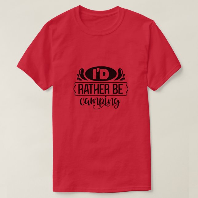 Camiseta Preferencialmente Id a ser acampada01 (Frente do Design)