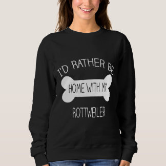Camiseta Preferencialmente Id Estará Em Casa Com Meu Rottwe