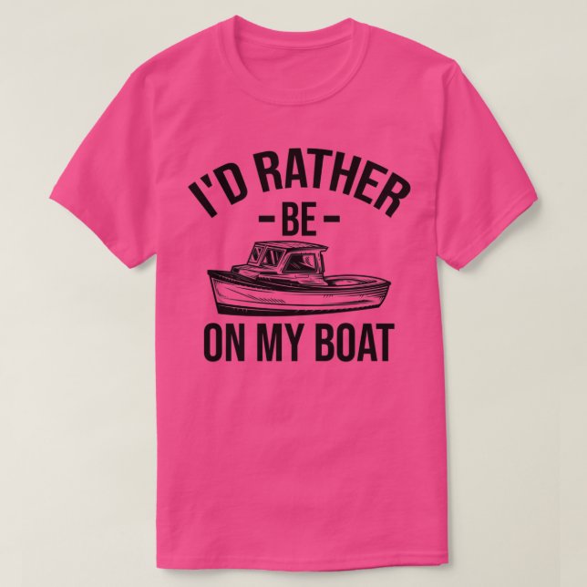 Camiseta Preferencialmente Id Estará No Meu Barco, Presente (Frente do Design)