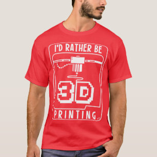 Camiseta Preferencialmente Id Ser Impressão 3D 1