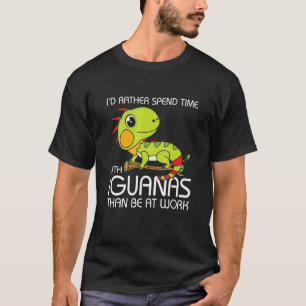 Camiseta Preferencialmente Iu2019d passa tempo com Iguanas