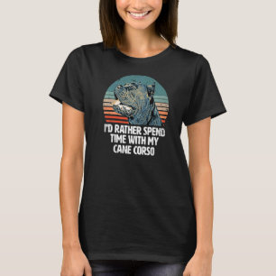 Camiseta Preferencialmente passaria o tempo com minha Cane