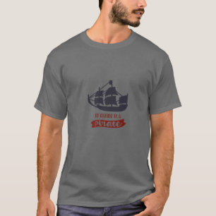 Camiseta Preferencialmente SER UMA PIRATARIA, UMA VIDA PIRA