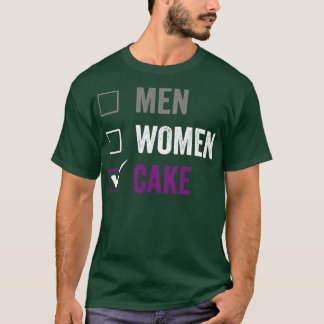 Camiseta Preferencialmentes assexuadas comem Bake Ace Orgul