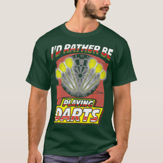 Camiseta Preferencialmentes De Id Estão Jogando Dardos - Jo