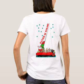 Camiseta Preferencialmentes De Natal Velejando De Volta
