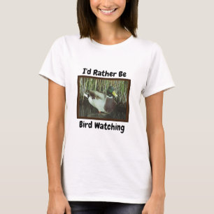 Camiseta Preferencialmentes Devem Ser Pássaros Assistindo 