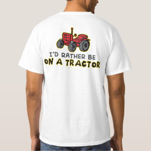 Camiseta Preferencialmentes Em Um Trator