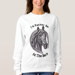 Camiseta Preferencialmentes Estarão Em Cavalo De Barn Pôr P