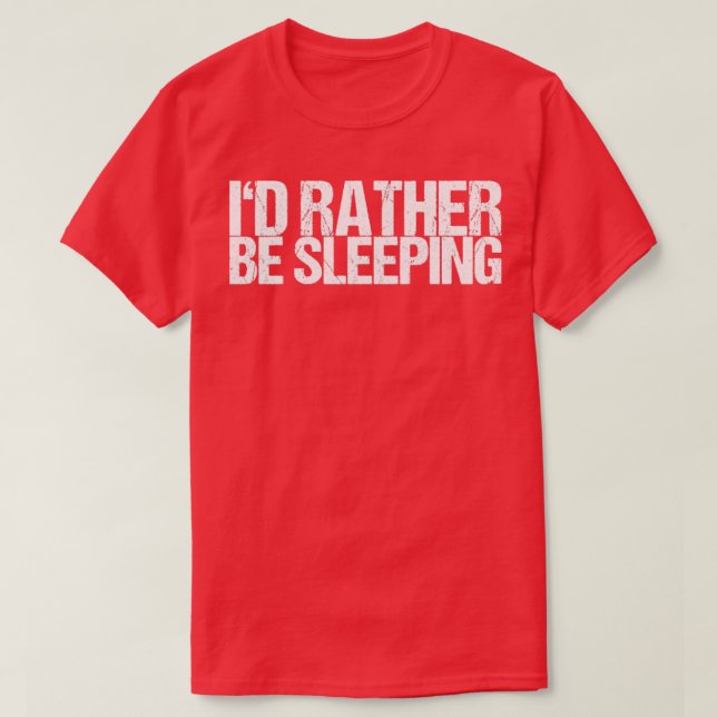 Camiseta Preferencialmentes Id Dormindo (Frente do Design)