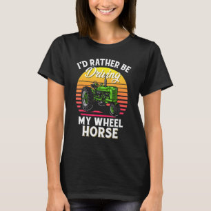 Camiseta Preferencialmentes Id Estão Dirigindo Meu Cavalo D