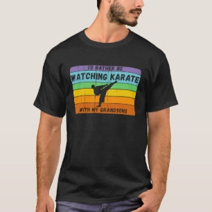 Camiseta Preferencialmentes Sejam Caratê Com Avós Vintage K