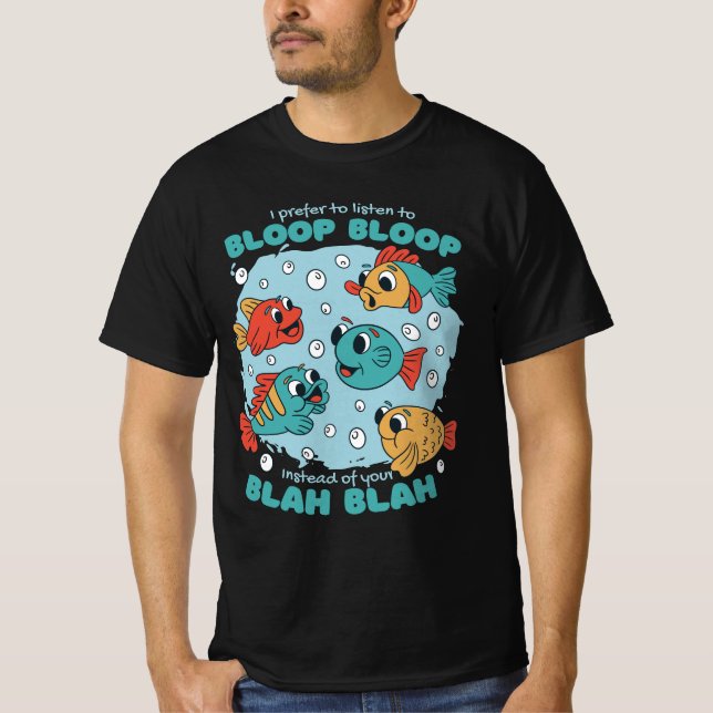 CAMISETA PREFIRO BLOOP EM VEZ DA SUA BLAH (Frente)