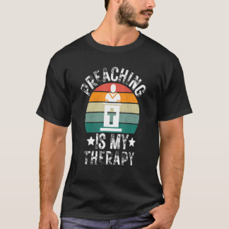 Camiseta Pregando É Minha Terapia Pastor Pastor Chr