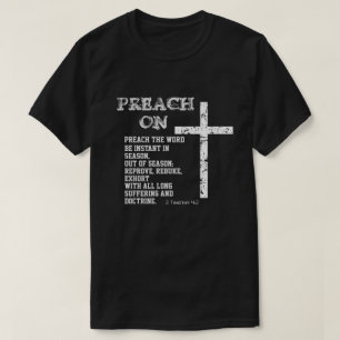 Camiseta Pregar por Citação com Escritura Timothy KJV 2