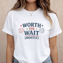 Camiseta Pregnancy Announcement 4th of July Mom to Be