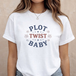Camiseta Pregnancy Announcement Mom to Be 4th of July