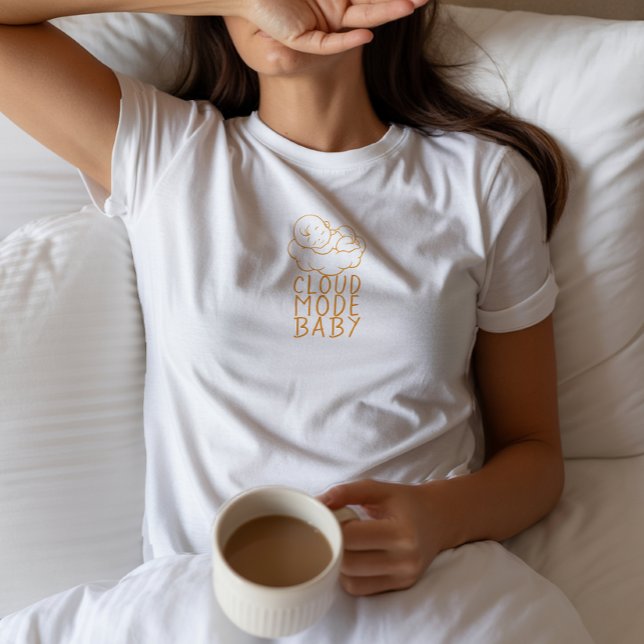 Camiseta Pregnant First Mothers Day yellow (Criador carregado)